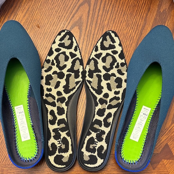 NEW Rothy's Deep Emerald Almond Demi Flat Mule - Picture 7 of 7